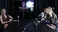 Yasmin Pariz Moans Passionately While Sucking Cock in Sheer Red Lingerie