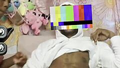 Petite ebony midget fucks on florida couch