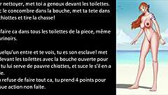 Ondine humiliates sissy with Pokemon-themed jerk off instructions and piss