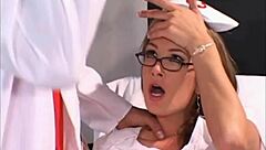 horny nurses seduce patient during hospital exam