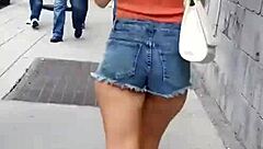 Watching Big Asses in Miniskirts on Street