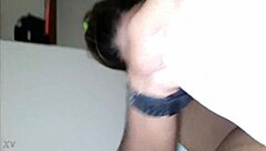 Blonde Latina Sucks American Cock With Uncontrolled Passion