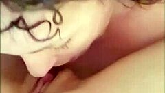 milf says, 'lick my big clit for my birthday' in early morning 69 and fingering