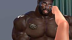 Huge hunk Clinton McDonald teaches wife to take huge black dick