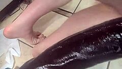 i use huge toys for double penetration and three at once.