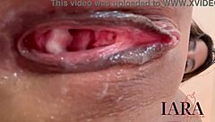 Greedy pussy full of milk squirts hard