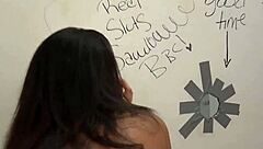 Creampie Skank Blows Black Cock