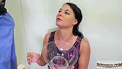 Two Girls Dominate with Extreme Slapping in Rectal Therapy Session