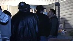 Teen gets pussy fucked hard at party