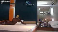 Brazilian Hotwife In Pantyhose Gets Anal Fingering And Big Black Cock On Bed