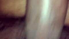 Latina bends over for black monster cock in doggystyle pounding