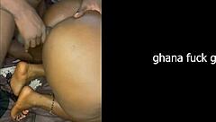 Accra girl with new ass gets anal professionally