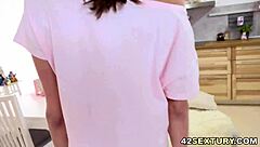 lesbian anal threesome with petite teens