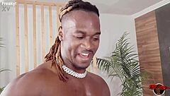 Clea Gaultier leads a reverse gangbang with Latina and blonde friends banging hard.