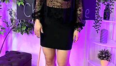 Beautiful Teacher Dances In Nylon Stockings At Club