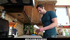 stepmom, reward your helpful stepson with a hard fuck