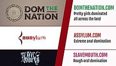 Degraded Slave Eats Dom's Ass