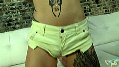 anna bell peaks does handjob with cumshot and facial