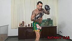 Pornstar Nicoly Mattos Gets Her Big Ass Fucked By Monster Cock In Boxing Class