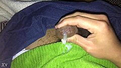 watch this young guy masturbate and ejaculate, amateurs style
