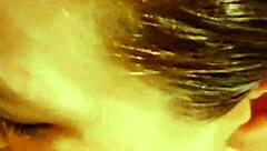 BBW wife sucks dick fresh out of the shower, are her big tits wet?