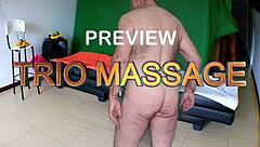 Intense Trio Massage With Handjob Cunilingus And Creampie Close Up