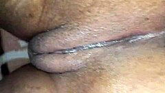 marybombom takes a huge load in her pussy, clothes ripped, dripping cum, think i knocked her up