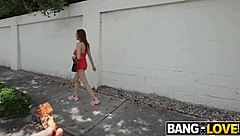 Lovely teen 18+ taking a huge bbc?