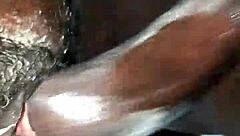 Fucking stepmom's pussy and asshole with cum on ass