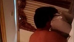 with young 18+ girl in hotel wearing skirt