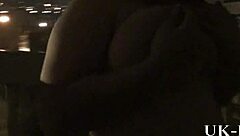 Andrea's bold public nudity sparks outrage in downtown Birmingham. Her mature, hairless body flashes everyone outdoors.