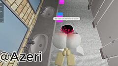 Me follo a mi amiga en un baño público