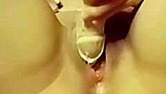 Does this young girl crave huge dildos and cum?