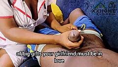 Fake nurse gives quickie blowjob and fucking with big cock!