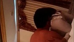 with young 18+ girl in hotel wearing skirt