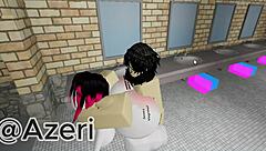 Me follo a mi amiga en un baño público