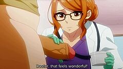 dr milf gave me a handjob during a routine visit in hentai