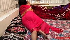 Young Asian Wife In Saree Gets Quickie Blowjob And Cunilingus