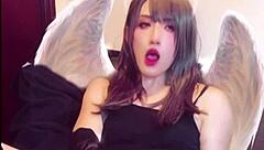 Beautiful Assfucking Crossdressing Japanese Shemale