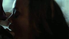 Sexy Black Beauty Swallows White Dick Deep