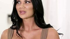 busty stepteen 18+ licks her mother in law's big tits in taboo lesbian scissoring