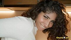 Unleashed Latina Gets Harsh Humping in Garage