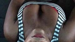 hardcore car sex rips clothes off milf's big tits