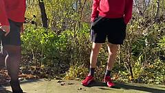 Mother-In-Law Holds My Dick While I Pee In Public Fetish