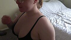 that redhead white girl licked my bbc and made me cum twice in doggystyle creampie