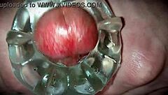 Homemade Solo With Toys Leads To Oozing Cum Closeup