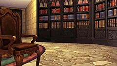 I dominate at the office in Gobbywarts school, licking and blowing while submitting to rough bdsm