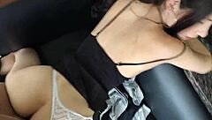 Me and my friend having a crazy time