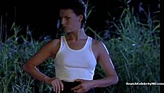 Sabine Petzl's Big Tits In Retro Porn Handjob Scene