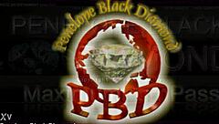 Penelope Black Diamond Teases with Sperm on Her Toes